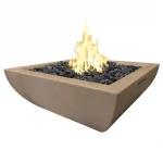 Bordeaux Square Fire Bowl by American Fyre Designs-430