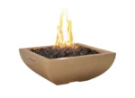 Bordeaux Square Fire Bowl by American Fyre Designs-430 - Image 2