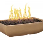 AFD - Bordeaux Rectangle Fire Bowl-435