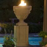 AFD - Piage Fire Urn & Pedestal