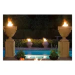 AFD - Piage Fire Urn & Pedestal - Image 2