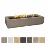 American Fyre Designs Louvre Long Rectangle Fire Pit - 688