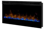 Dimplex Prism Series 34" Wall-Mounted Electric Fireplace with Acrylic Ember Bed - Image 3