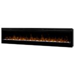 Dimplex Prism Series 74" Wall-Mounted Electric Fireplace with Acrylic Ember Bed - Image 2