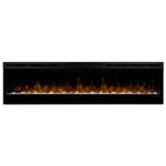 Dimplex Prism Series 74" Wall-Mounted Electric Fireplace with Acrylic Ember Bed - Image 3