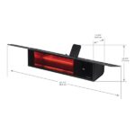 DIMPLEX PLUG-IN 36-INCH 1500W 120V INFRARED ELECTRIC HEATER - Image 2