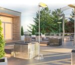 Dimplex 2000 Watt Wall Mounted Infrared Heater with Permanent Location Floor Stand Remote Control - Image 3