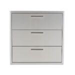 Blaze 30-Inch Stainless Steel Triple Access Drawer BLZ-30W-3DRW-LT