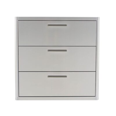 Blaze 30-Inch Stainless Steel Triple Access Drawer BLZ-30W-3DRW-LT