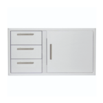 Blaze 39-Inch Stainless Steel Access Door & Triple Drawer Combo - BLZ-DDC-R-39-LTSC