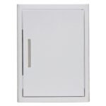 Blaze 18-Inch Stainless Steel Single Access Door - Vertical BLZ-SV-1420-R-SC