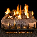 Real Fyre Mountain Crest Oak Logs Compatible with G31 Burner