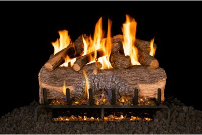 Real Fyre Mountain Crest Oak Logs Compatible with G31 Burner