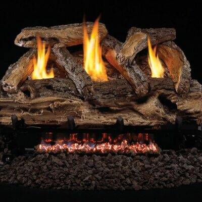 Real Fyre 30" Split Oak Vent Free Logs Compatible with G9 Series Vent Free Burner