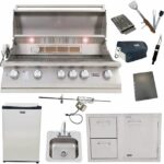 Lion Package Deal – L90000, Door and Drawer Combo, Sink with Faucet, Refrigerator, and 5 in 1 BBQ Tool Set