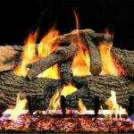 Real Fyre Charred Evergreen Oak Logs Compatible with G52 Burner