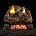 Real Fyre Evening Fyre Split Logs Compatible with G18 Vent Free Burner