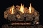Real Fyre Meadow Oak Vent Free Logs Compatible with G9 Series Vent Free Burner