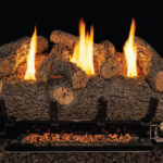Real Fyre Meadow Oak Vent Free Logs Compatible with G9 Series Vent Free Burner