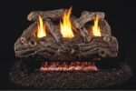 Real Fyre Golden Oak Designer Logs Compatible with G9 Vent Free Burner
