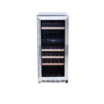 TrueFlame 15-inch Outdoor Rated Dual Zone Wine Cooler-TF-RFR-15W