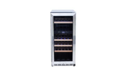 TrueFlame 15-inch Outdoor Rated Dual Zone Wine Cooler-TF-RFR-15W