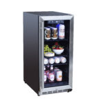 TrueFlame 15-inch Outdoor Rated Fridge w/Glass Door-AMD-RFR-15G - Image 3