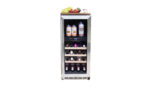 TrueFlame 15-inch Outdoor Rated Dual Zone Wine Cooler-TF-RFR-15W - Image 2