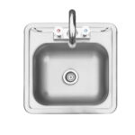 TrueFlame 15x15 Drop-in Sink