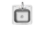 TrueFlame 15x15 Drop-in Sink