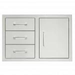 TrueFlame 33-Inch 3-Drawer & Access Door Combo - TF-DC3-33-A