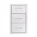 TrueFlame 17-inch Vertical 2-Drawer & Paper Towel Holder Combo - TF-TDC-17