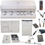 Lion Premium Grills 40-Inch Liquid Propane Grill L90000 with Single Side Burner, Eco Friendly Refrigerator, Door and Drawer Combo with 5 in 1 BBQ Tool Set Best of Backyard Gourmet Package Deal (B07XVBJT3R)