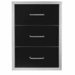 Wildfire 19 X 26 Triple Access Drawer - WF-TDW1926-BSS