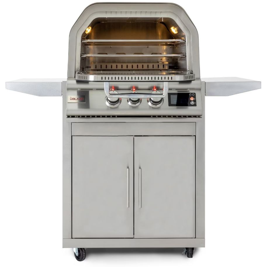 Blaze 26-Inch Gas Outdoor Pizza Oven W/ Rotisserie