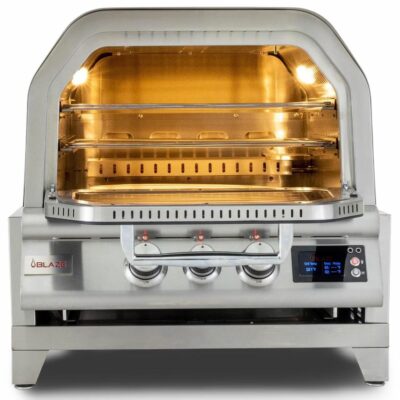 Blaze 26-Inch Gas Outdoor Pizza Oven W/ Rotisserie - BLZ-26-PZOVN