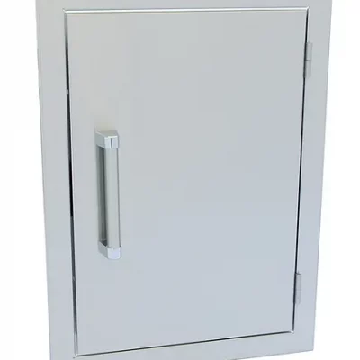 Kokomo Grills 14x20-inch Stainless Steel Reversible Vertical Access Door - KO-1420V