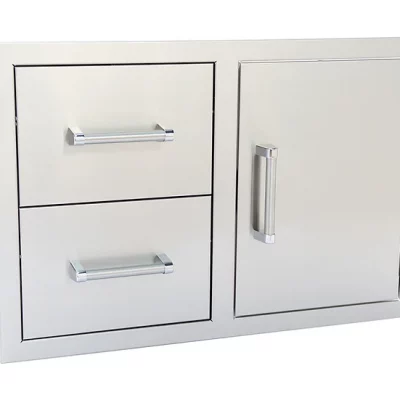 Kokomo Grills Stainless Steel Two Drawer - One Door Combo - KO-ALPDC