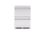 24-Inch Outdoor Rated Dual Drawer Compact Stainless Steel Refrigerator by Zephyr