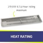 48 x 14 Stainless Steel Rectangular Drop-In Fire Pit Pan by AFG - Image 4