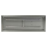 36 x 12 Stainless Steel Rectangular Drop-In Fire Pit Pan by AFG - Image 2