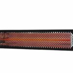 Bromic Heating Tungsten Smart-Heat 56-Inch 3000W Single Element 240V Electric Infrared Patio Heater - Black - BH0420031