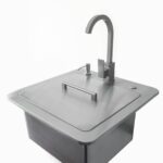 Coyote 21-Inch Sink With Faucet, Drain, Soap Dispenser