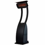 Bromic Heating Tungsten Smart-Heat 38,500 BTU Natural Gas Freestanding Portable Patio Heater
