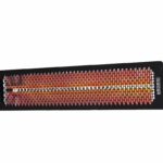 Bromic Heating Tungsten Smart-Heat 44-Inch 4000W Dual Element 277V Electric Infrared Patio Heater - Black - BH0420042