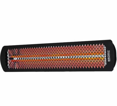 Bromic Heating Tungsten Smart-Heat 44-Inch 4000W Dual Element 277V Electric Infrared Patio Heater - Black - BH0420042
