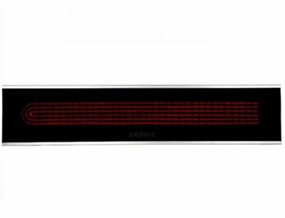 Bromic Heating Platinum Smart-Heat Marine Grade 50-Inch 3400W Dual Element 240V Electric Infrared Heater – Black – BH0320016