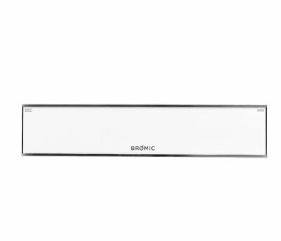 Bromic Heating Platinum Smart-Heat Marine Grade 50-Inch 3400W Dual Element 240V Electric Infrared Heater – White – BH0320018
