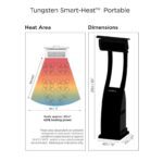 Bromic Heating Tungsten Smart-Heat 38,500 BTU Gas Freestanding Portable Patio Heater - BH0510001 / BH0510005 - Image 10