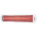 romic Heating Tungsten Smart-Heat 44-Inch 4000W Dual Element 240V Electric Infrared Patio Heater - White - BH0420012